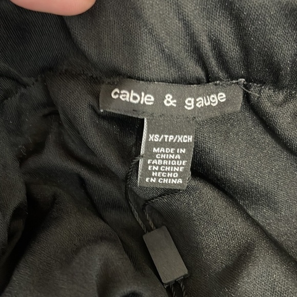 Cable & Gauge Black Sequence High Low Skirt - Picture 6 of 6